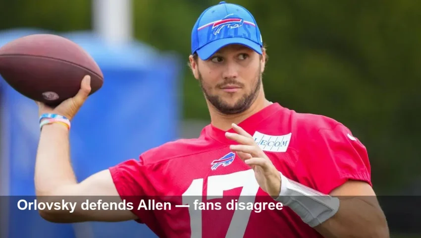 Dan Orlovsky's Defense of Josh Allen Sparks Backlash