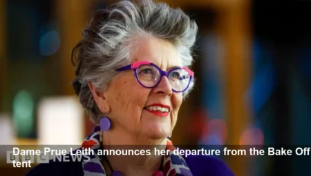Dame Prue Leith to leave The Great British Bake Off tent