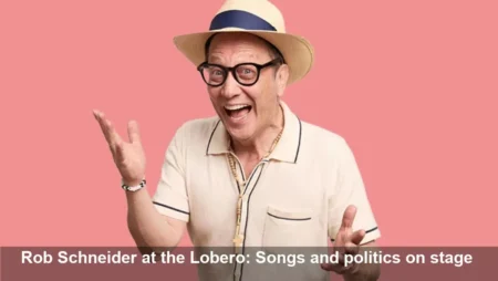 Rob Schneider at Lobero: Politics, Songs and Sparse Laughs