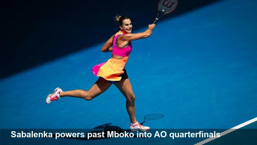 Sabalenka survives Mboko to reach Australian Open QF