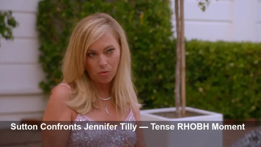 Sutton Stracke Confronts Jennifer Tilly at Rachel Zoe's