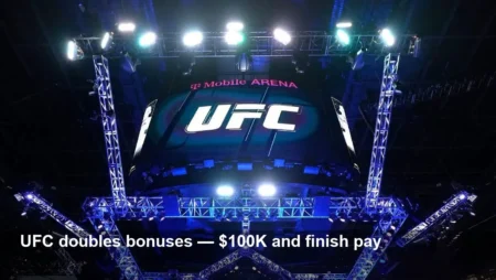 UFC doubles fight-night bonuses after Paramount deal