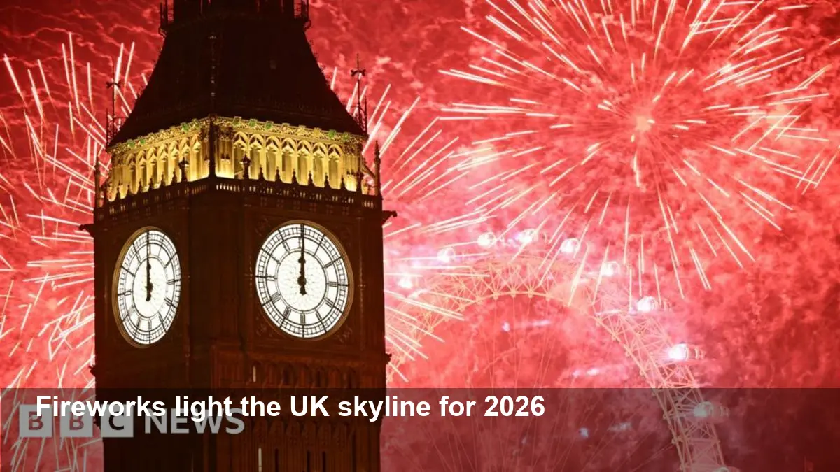 UK welcomes 2026 with fireworks, Hogmanay and parades