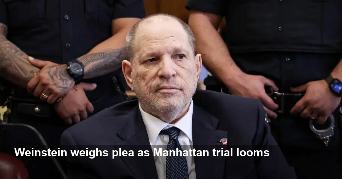 Weinstein Weighs Guilty Plea Ahead of Third Trial This Month