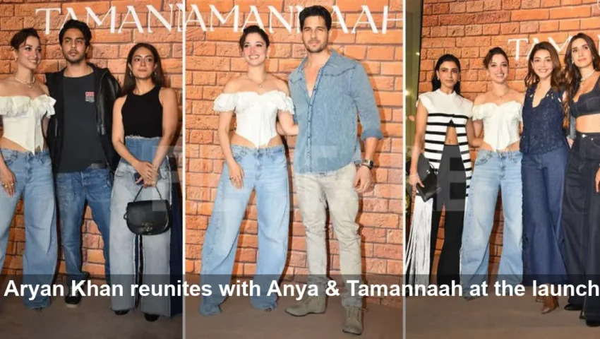 Aryan Khan Reunites With Anya Singh, Tamannaah Bhatia