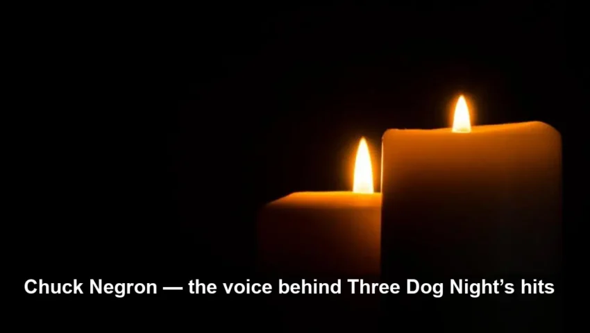 Chuck Negron, Three Dog Night Vocalist, Dies at 83