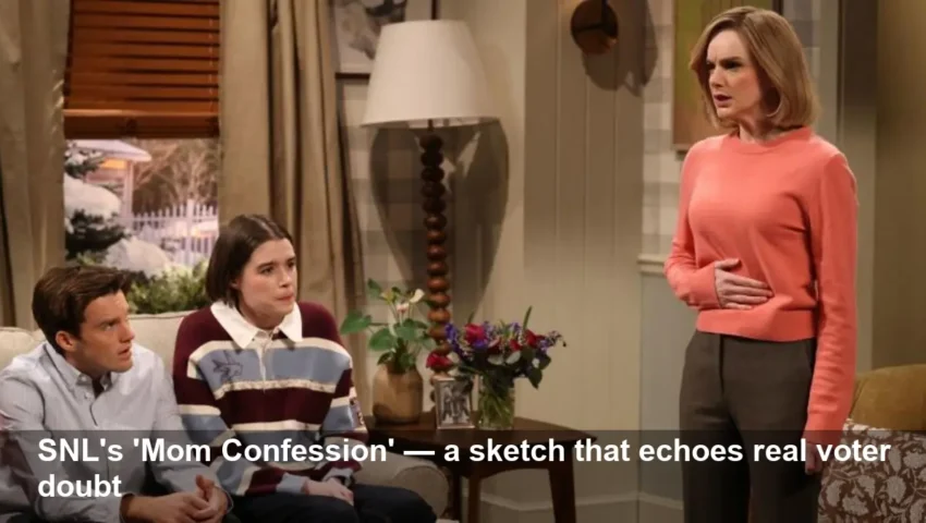 SNL 'Mom Confession' Sketch Reflects Trump Voter Doubt